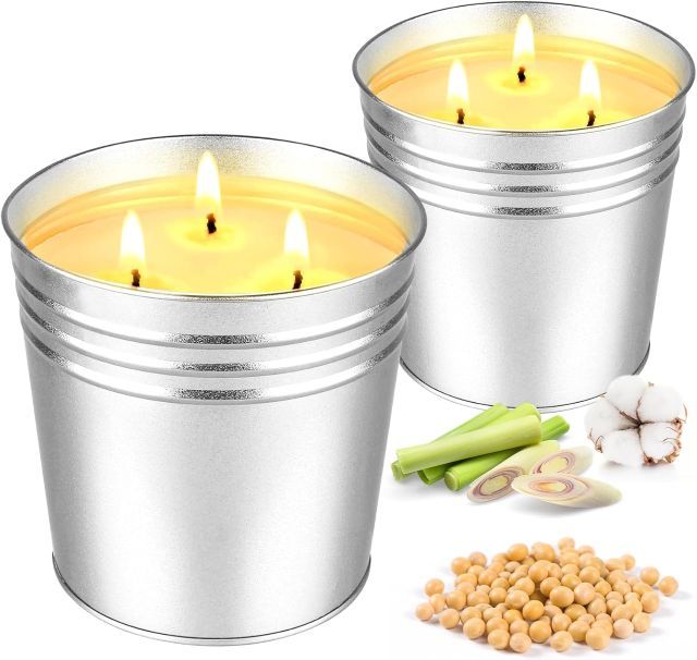 2 citronella Candle