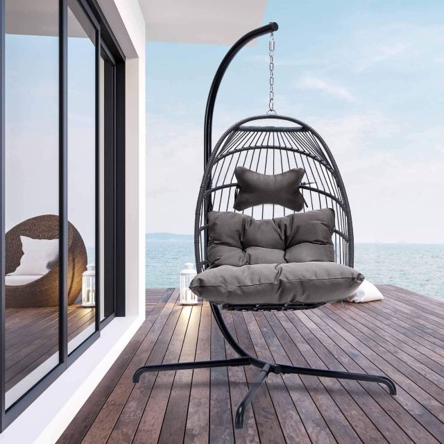 Nicesoul comfy indoor-outdoor egg chair